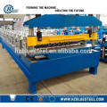 Metal Trapezoidal Roof Sheet Roll Forming Machine / Glazed Roof Tile Cold Forming Making Machine